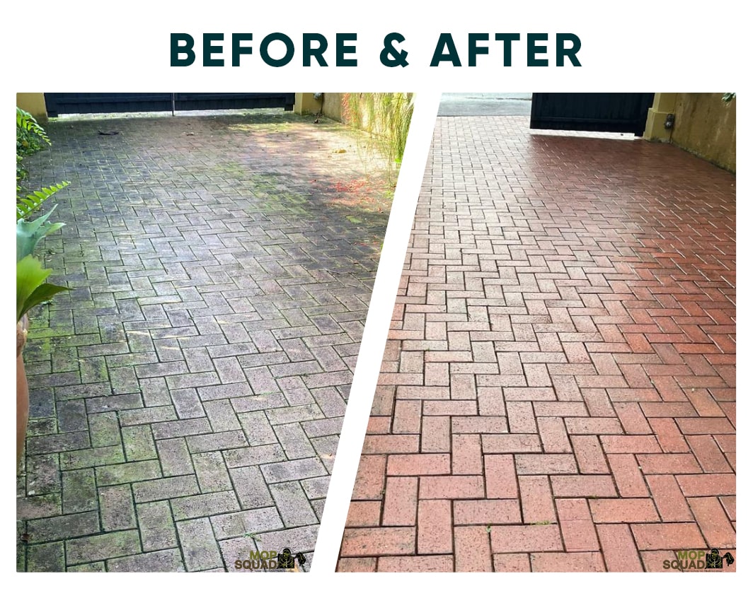 cleaning-outdoor-tiles-using-power-washer