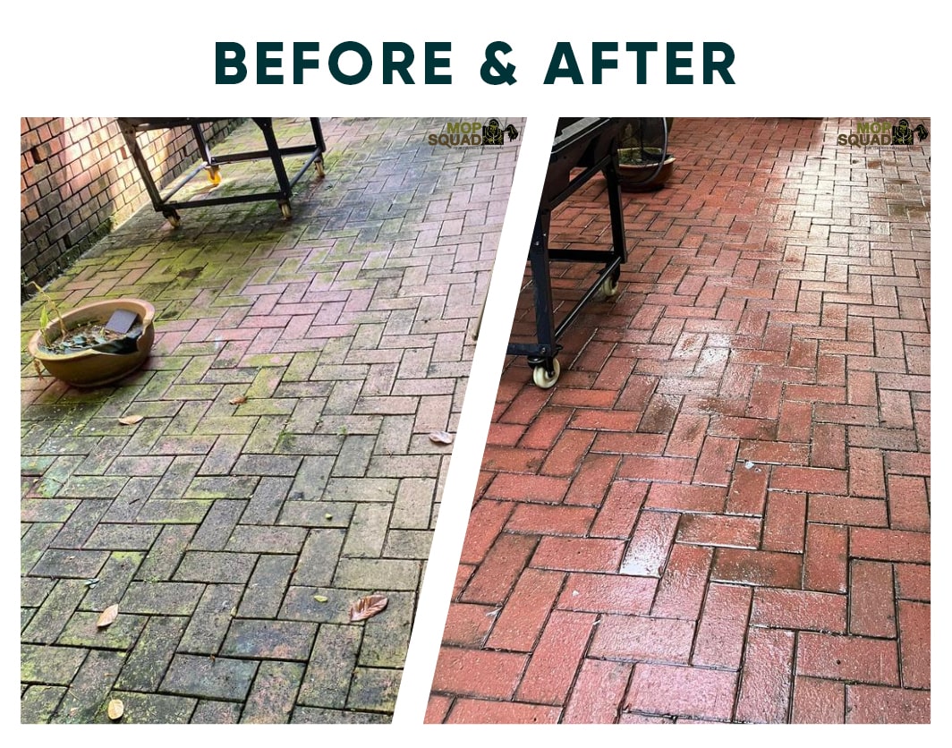 cleaning outdoor tiles