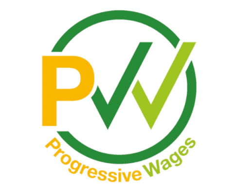 progressive wages logo